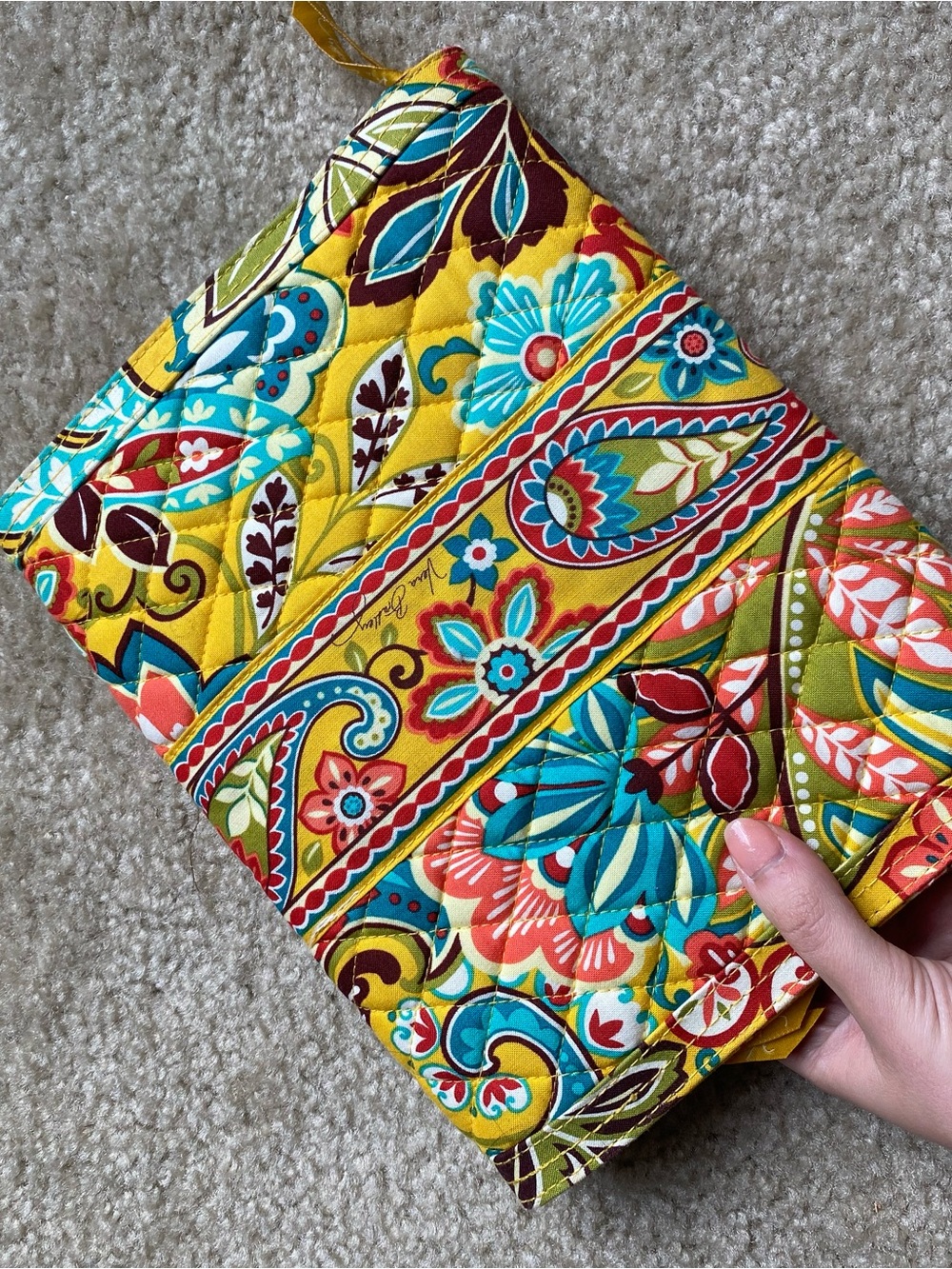 Vera Bradley Provencal Quilted Trifold Jewelry Organizer - Picture 3 of 7